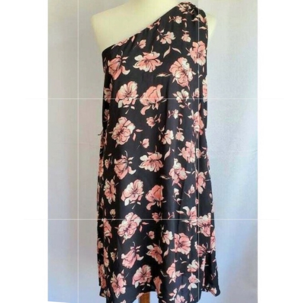 DR2 by Daniel Rainn One Shoulder Floral Dress - Picture 2 of 4